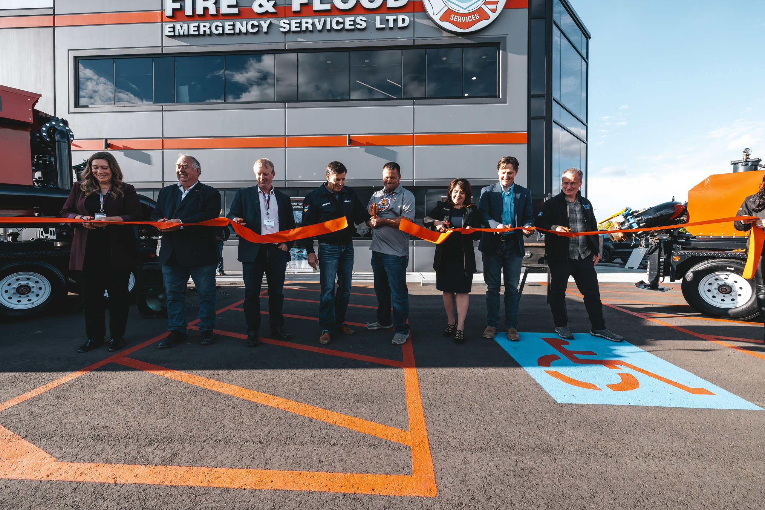 Fire Flood Grand Opening Location Company